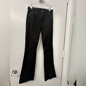 7 for All Mankind Black Boot Cut Mid-Rise Jeans - Size 27